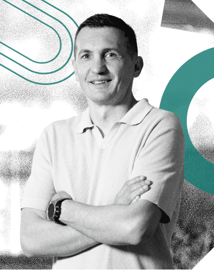 Portrait of Edin Tabak, CEO and Co-Founder of Evolt