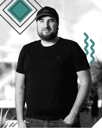 Portrait of Vedad Hasanagić, CTO and Co-Founder of Evolt