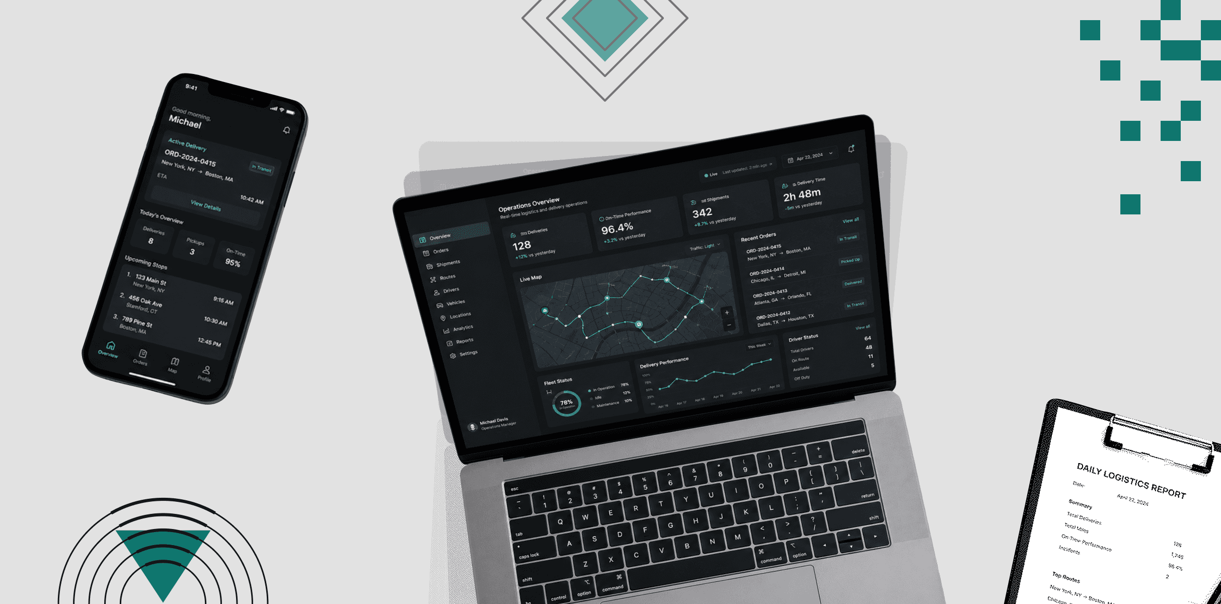 Custom CRM overview artwork