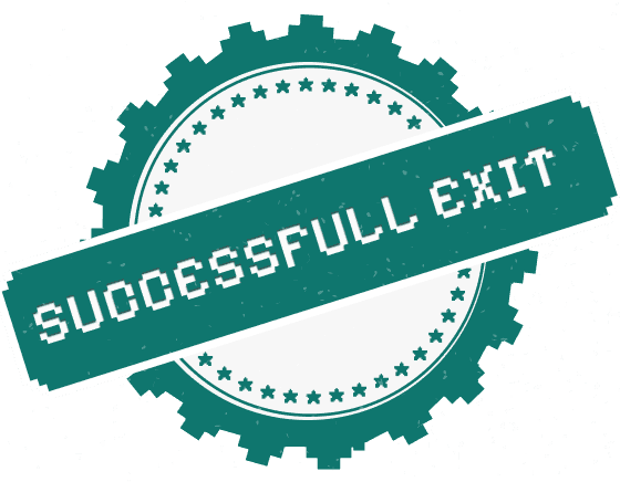 Successfull exit stamp