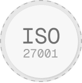 ISO 27001 certification badge